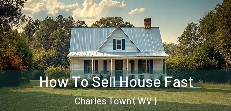  How To Sell House Fast Charles Town ( WV )