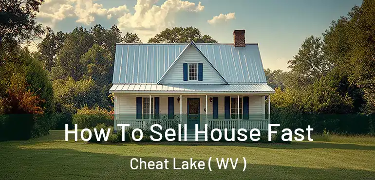 How To Sell House Fast Cheat Lake ( WV )