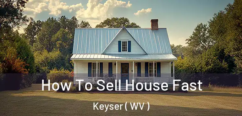  How To Sell House Fast Keyser ( WV )