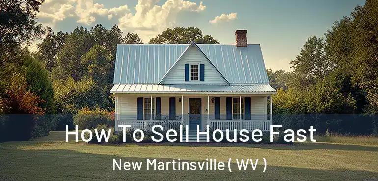  How To Sell House Fast New Martinsville ( WV )