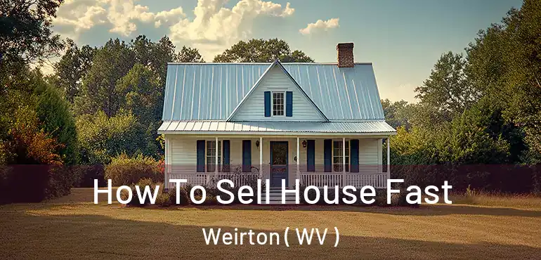  How To Sell House Fast Weirton ( WV )