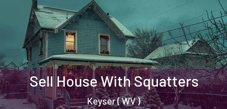  Sell House With Squatters Keyser ( WV )