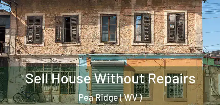  Sell House Without Repairs Pea Ridge ( WV )